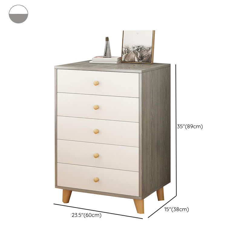 Wooden Storage Chest Ultra Modern 14.82 Inch Width Storage Chest Dresser