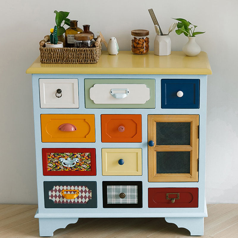 Coastal Style Dresser Manufactured Wood Storage Chest Dresser for Bedroom