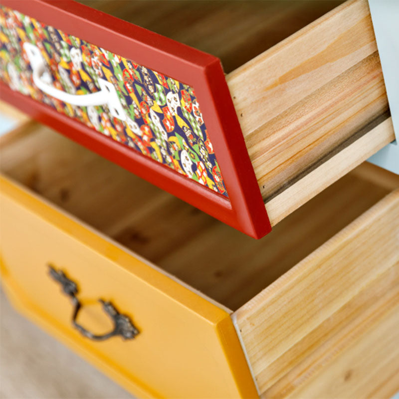 Coastal Style Dresser Manufactured Wood Storage Chest Dresser for Bedroom