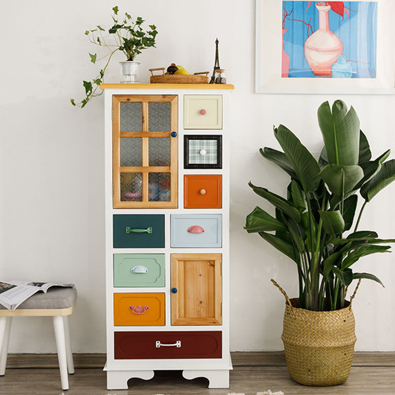 Coastal Style Dresser Manufactured Wood Storage Chest Dresser for Bedroom