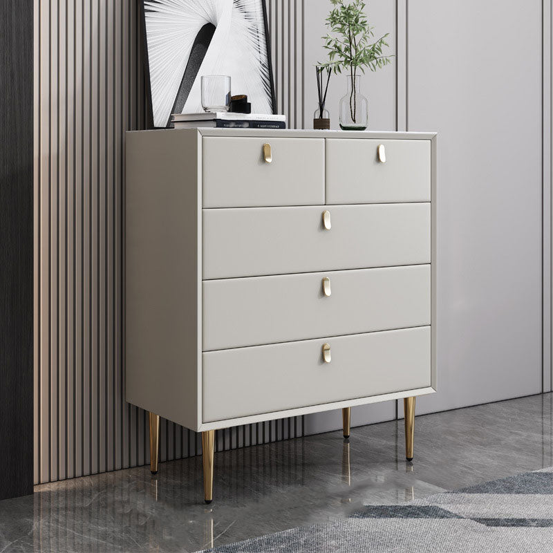 Classic Glam Storage Chest Stone Dresser with 5/6/7/9 Drawers