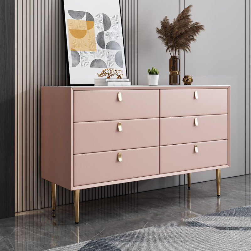Classic Glam Storage Chest Stone Dresser with 5/6/7/9 Drawers