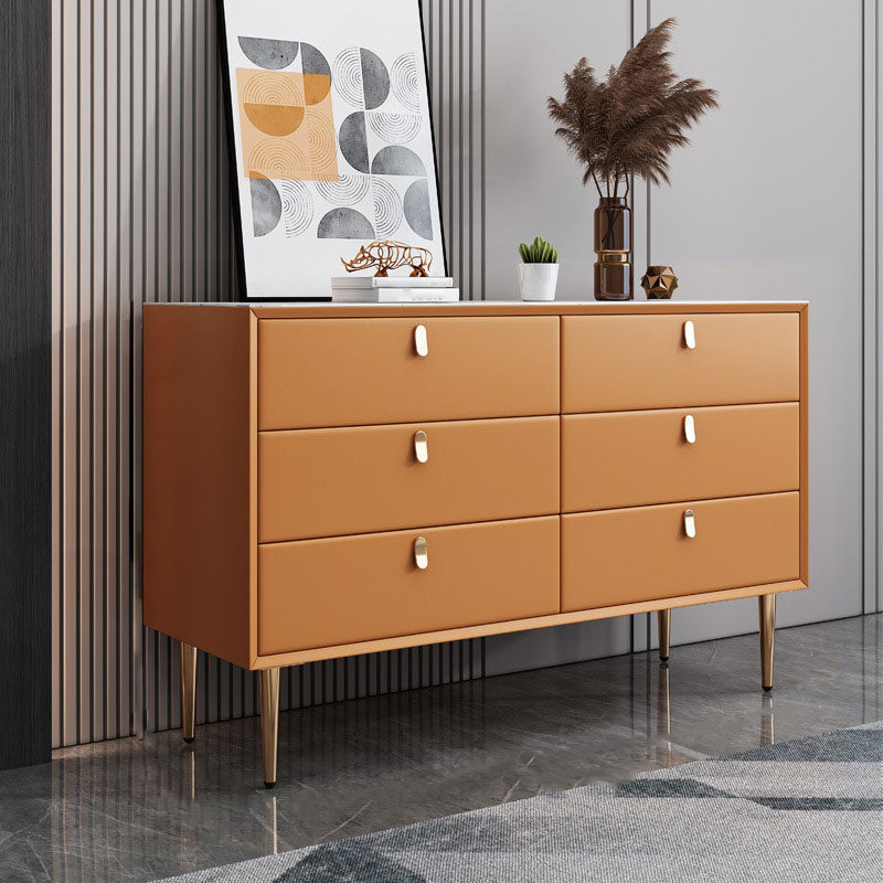 Classic Glam Storage Chest Stone Dresser with 5/6/7/9 Drawers
