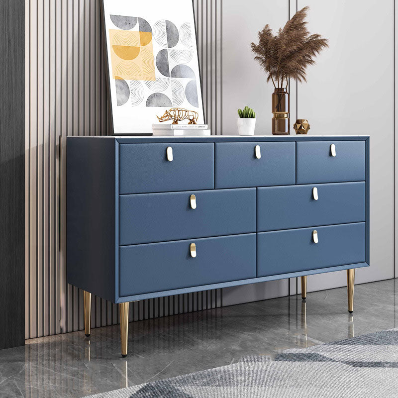 Classic Glam Storage Chest Stone Dresser with 5/6/7/9 Drawers