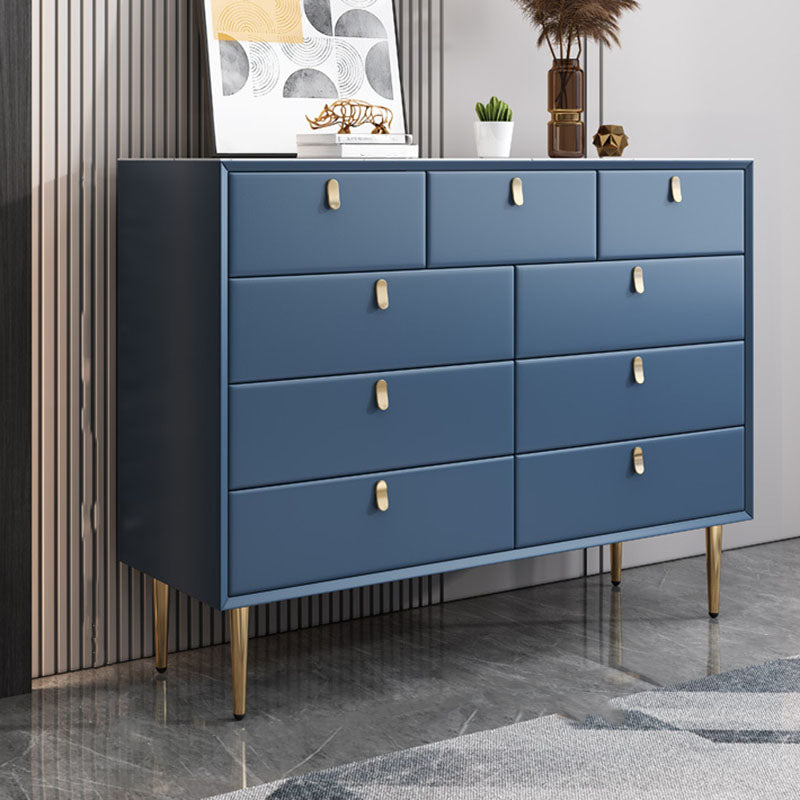 Classic Glam Storage Chest Stone Dresser with 5/6/7/9 Drawers