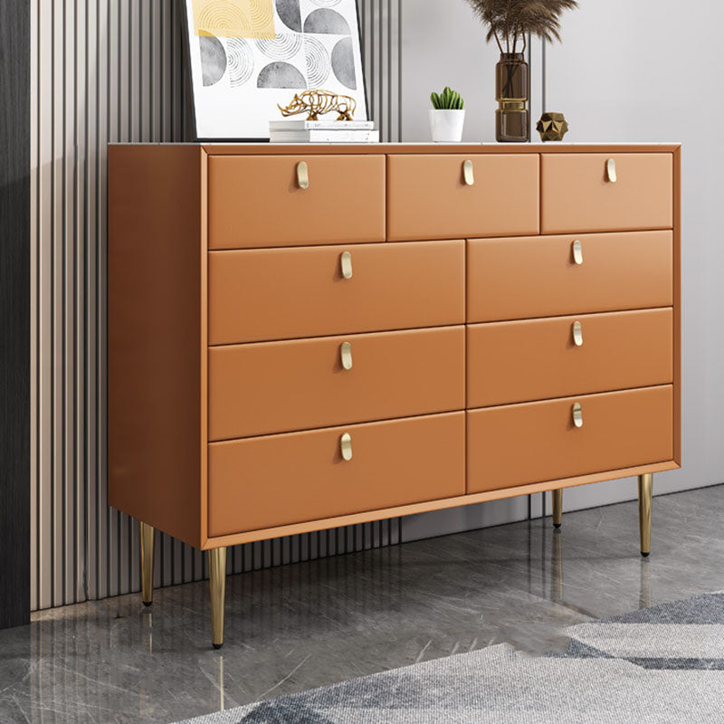 Classic Glam Storage Chest Stone Dresser with 5/6/7/9 Drawers