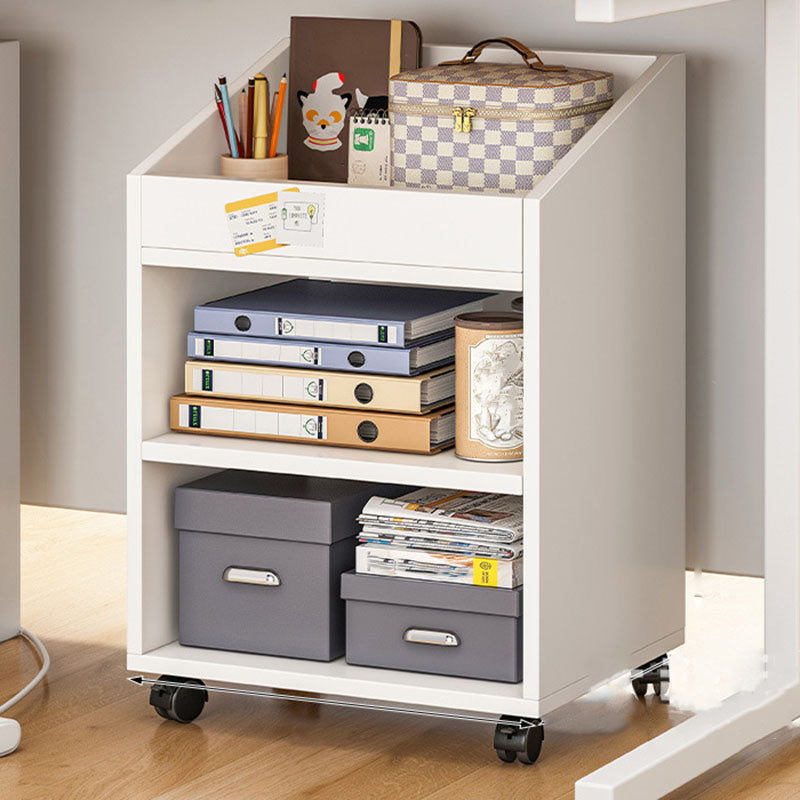 Engineered Wood Standard Bookcase Scandinavian Open Back Bookshelf