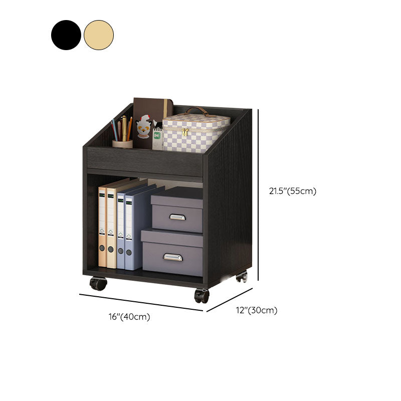 Engineered Wood Standard Bookcase Scandinavian Open Back Bookshelf