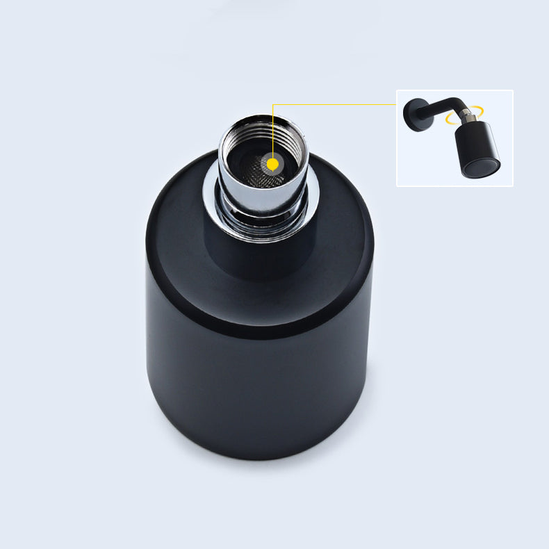 Metal Shower Head Combo Modern Round Fixed Shower Head for Bathroom