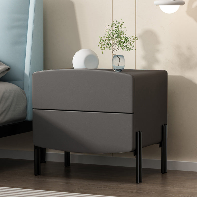 Contemporary Kids Nightstand Solid Wood Nightstands with Drawers