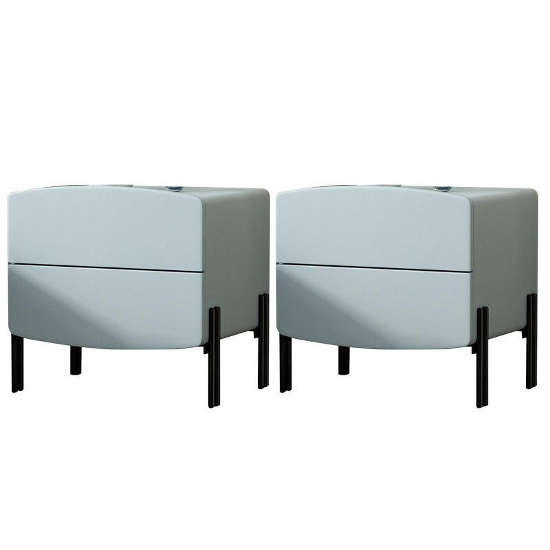 Contemporary Kids Nightstand Solid Wood Nightstands with Drawers