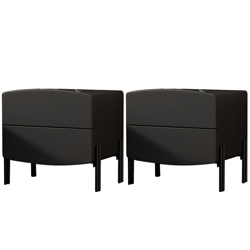 Contemporary Kids Nightstand Solid Wood Nightstands with Drawers