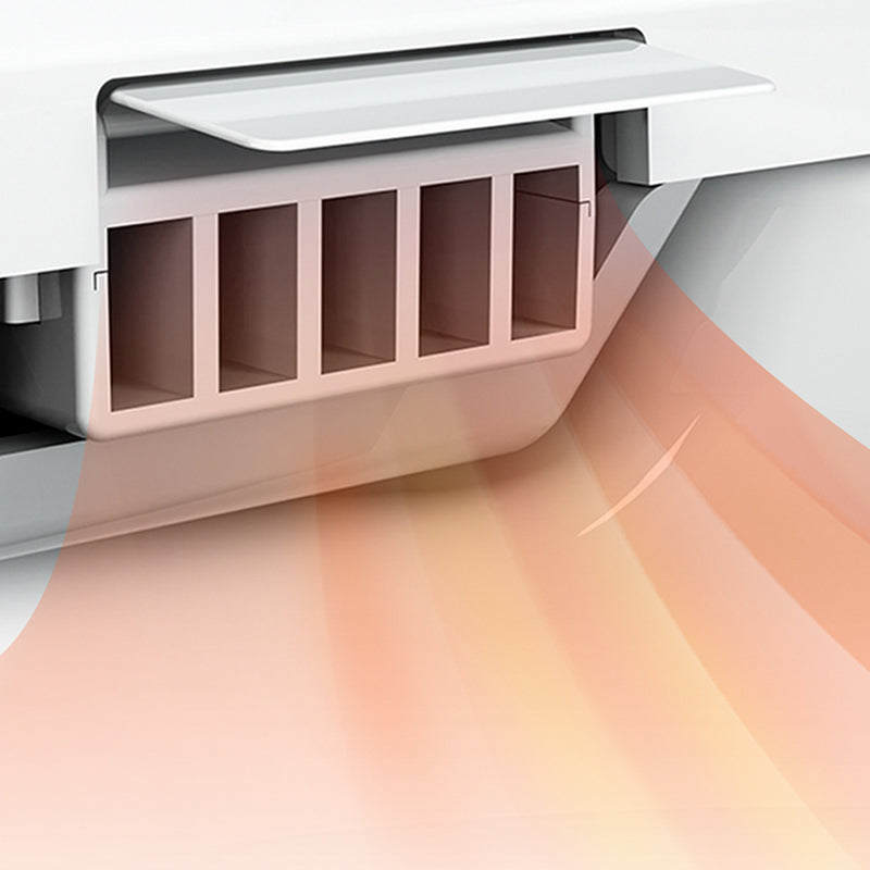 Elongated Toilet Seat Bidet White All-in-One Bidet with Unlimited Warm Water