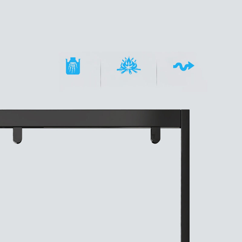 Double Sliding Shower Door Semi Frameless Tempered Glass Shower Screen
