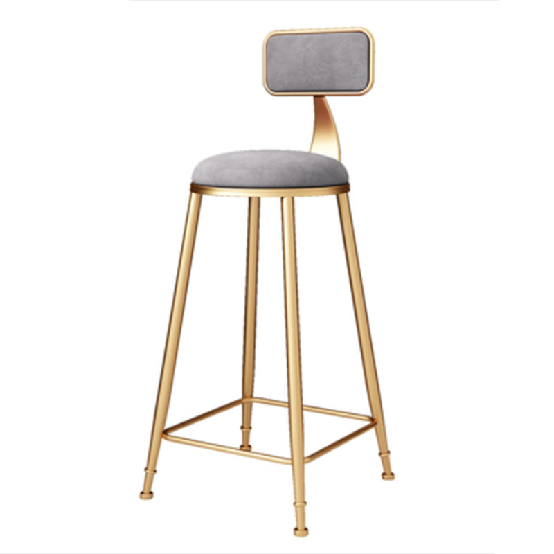 Glam Bar Pub Table Set 1/3 Pcs Rectangle Bar Table and Upholstered Stools with Metal Frame