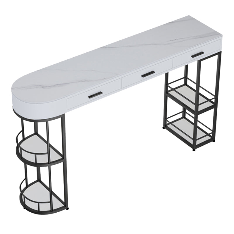 Glam Stone Counter Table 1/3 Pieces Bar Table Set for Living Room