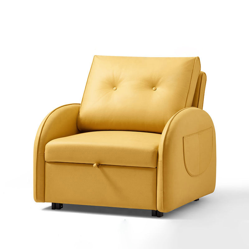 No Distressing Folding Sleeper Sofa Faux Leather Scandinavian Convertible Sofas