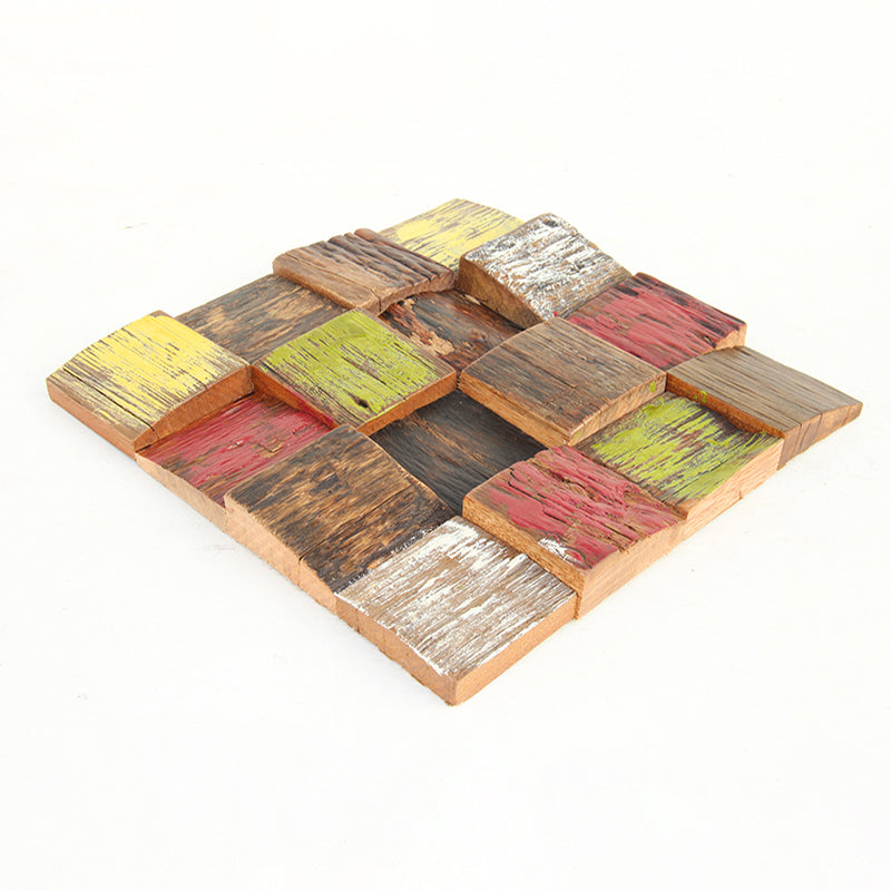 Wall Paneling Wood Shiplap Mosaic Modern Indoor Wall Paneling