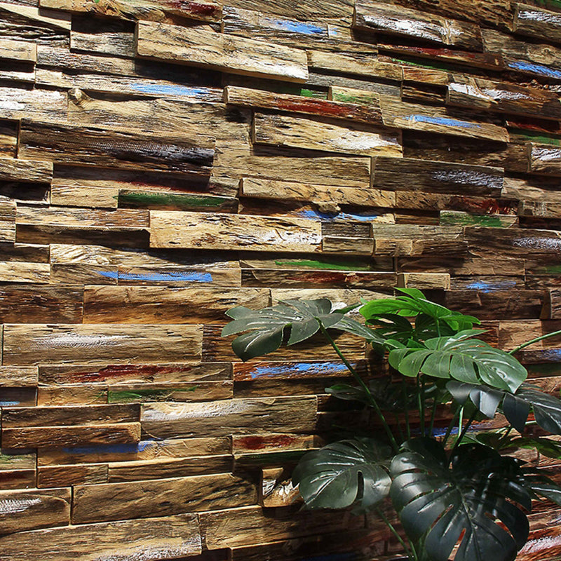 Wall Paneling Wood Shiplap Mosaic Modern Indoor Wall Paneling