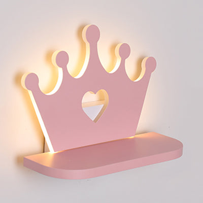 Cartoon Mooie patroon Wall Light Acryl LED SCONCE LICHT MET SPLOK VOOR JODS GIRL SLAAPKAMER