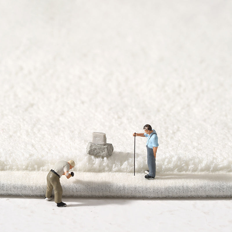 Contemporary Round Indoor Rug Animal Print Carpet Pet Friendly Lambswool Carpet