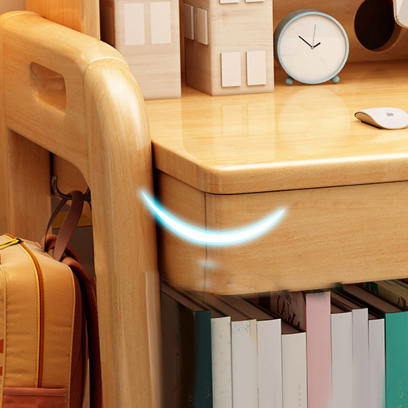 Wooden Kids Desk Writing Desk Adjustable Kids Desk with Drawer