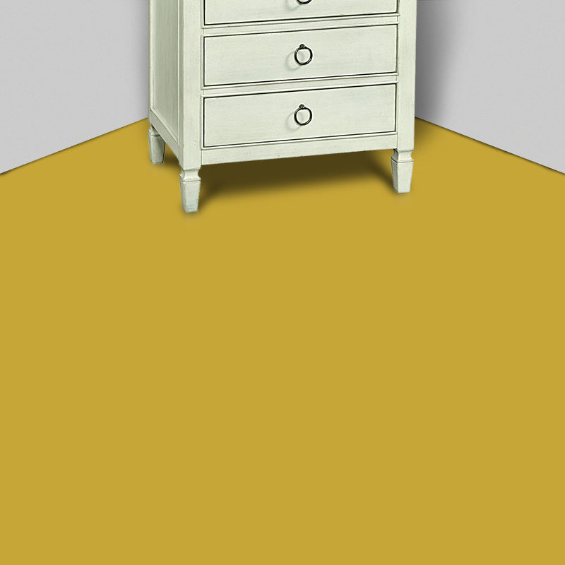 Solid Color Plastic Floor Water Resistant Square Edge Floor Tiles