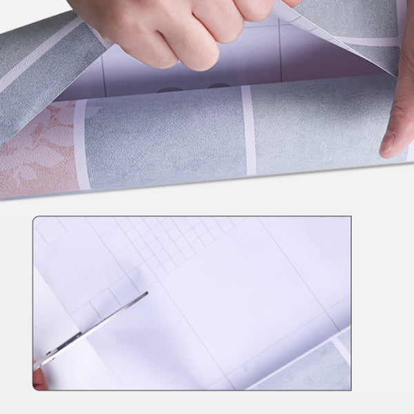 Mosaic Tile Peel and Stick Tile Pvc Bathroom Waterproof Backsplash Wall Tile