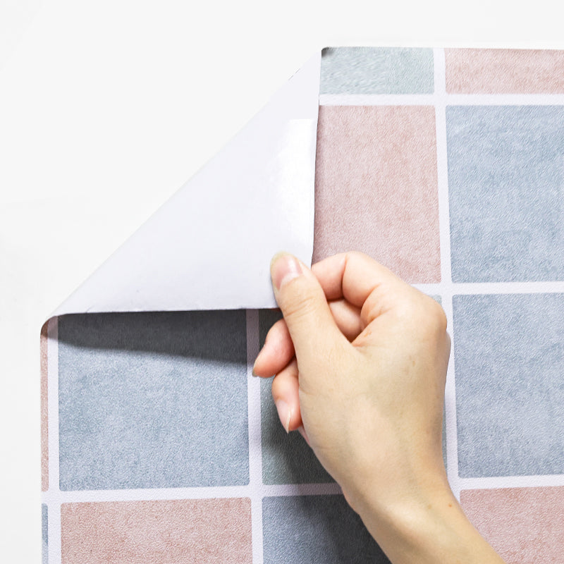 Mosaic Tile Peel and Stick Tile Pvc Bathroom Waterproof Backsplash Wall Tile