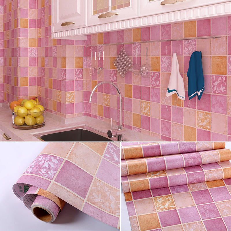 Mosaic Tile Peel and Stick Tile Roll Kitchen Waterproof Backsplash Wall Tile