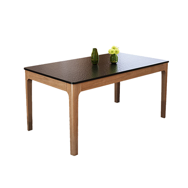 Black and Brown Dining Room Dinner Kitchen Table Modern Dining Table