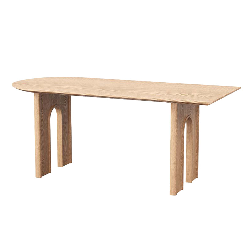Solid Wood Dining Room Dinner Kitchen Table Contemporary Dining Table