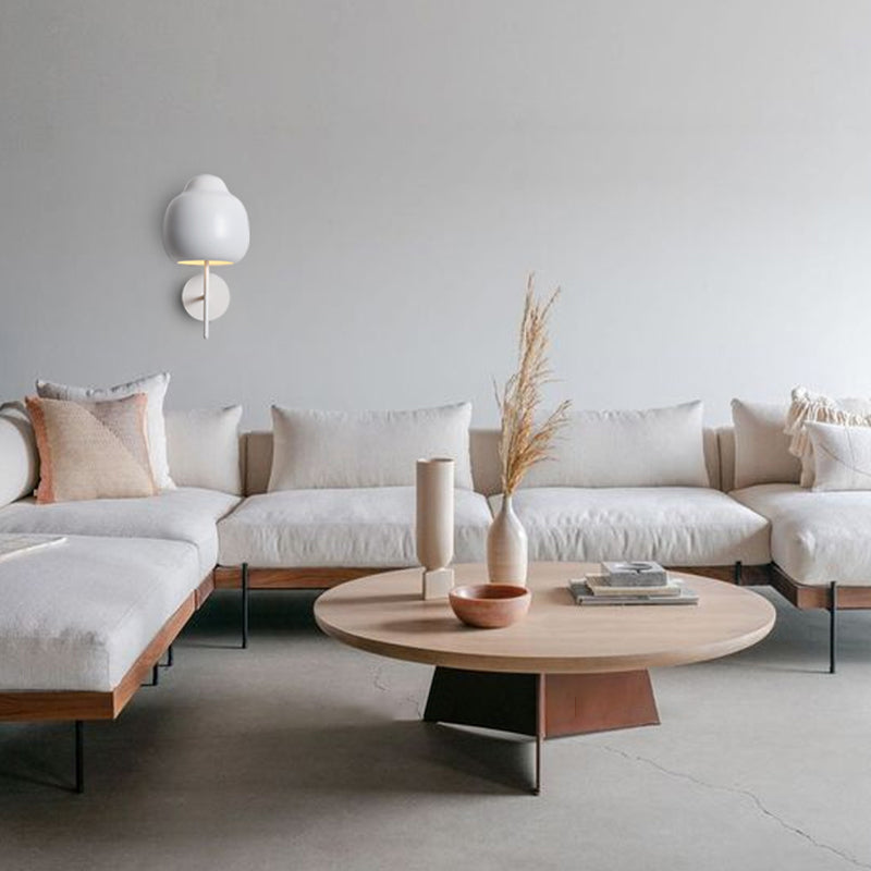 Nordic Aluminum Wall Armed Sconce Single Light Unique Wall Sconce