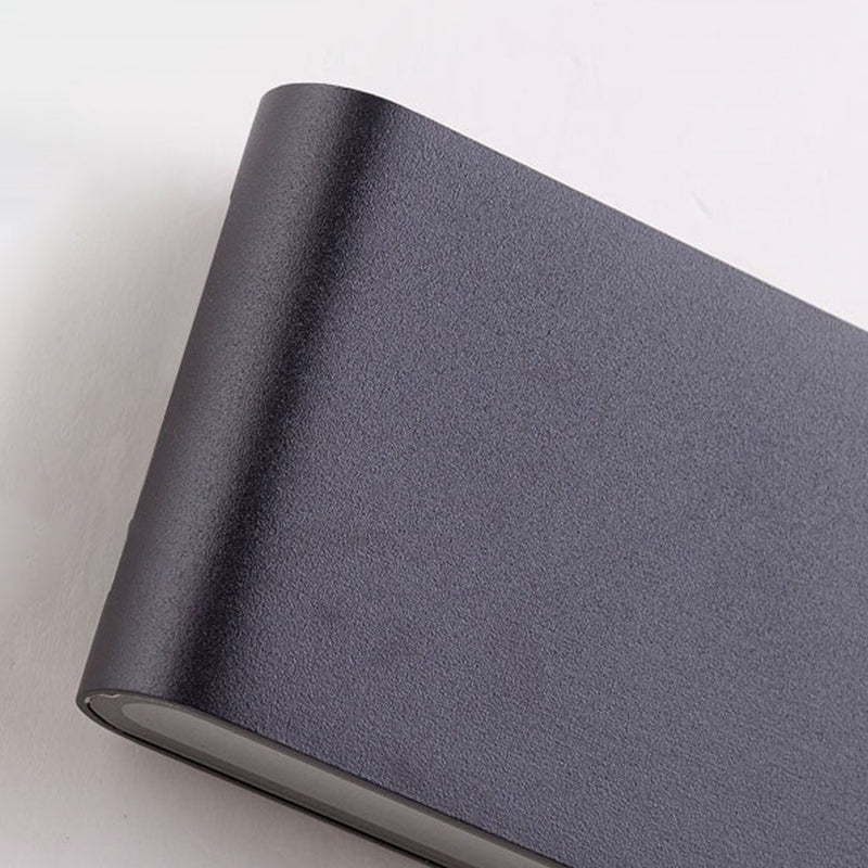 LED Wall Lamp Modern Simple Wall Mount Lamp with Glass Shade for Bedroom