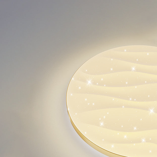 Contemporary Flush Mount 3-Light Ceiling Mounted Fixture with Acrylic for Living Room