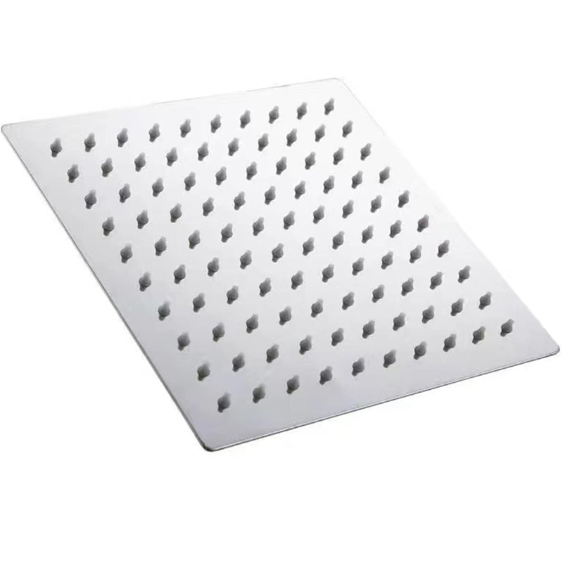 Stainless Steel Shower Head Combo Modern Fixed Shower Head for Bathroom