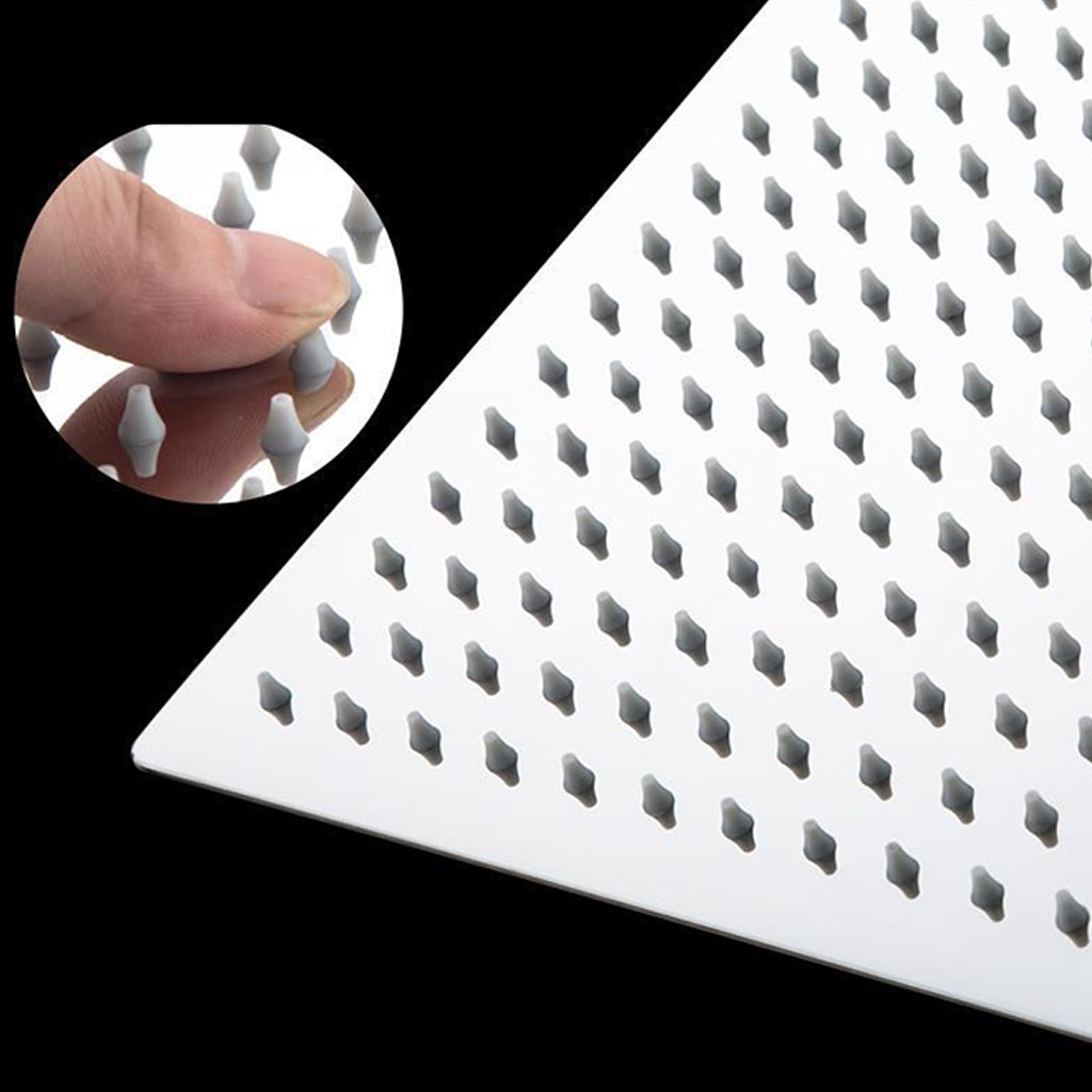 Stainless Steel Shower Head Combo Modern Fixed Shower Head for Bathroom