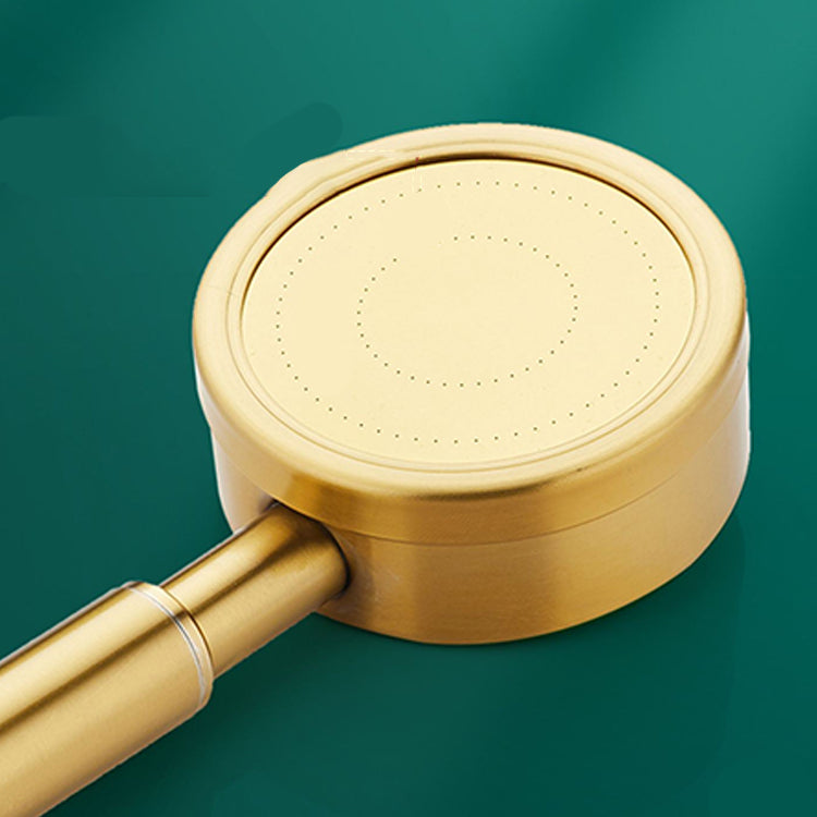 Gold Handheld Shower Head Pressurized 304 Stainless Steel Shower Head