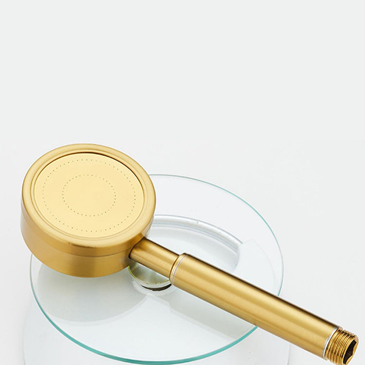 Gold Handheld Shower Head Pressurized 304 Stainless Steel Shower Head