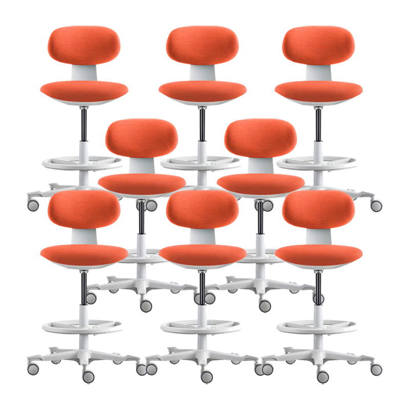 Modern Adjustable Backrest Counter Stool Iron Cashier Bar Stool with Cushion and Pedal