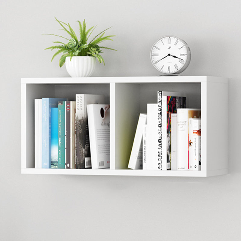Engineered Wood Scandinavian Bookcase Floating Closed Back Bookshelf