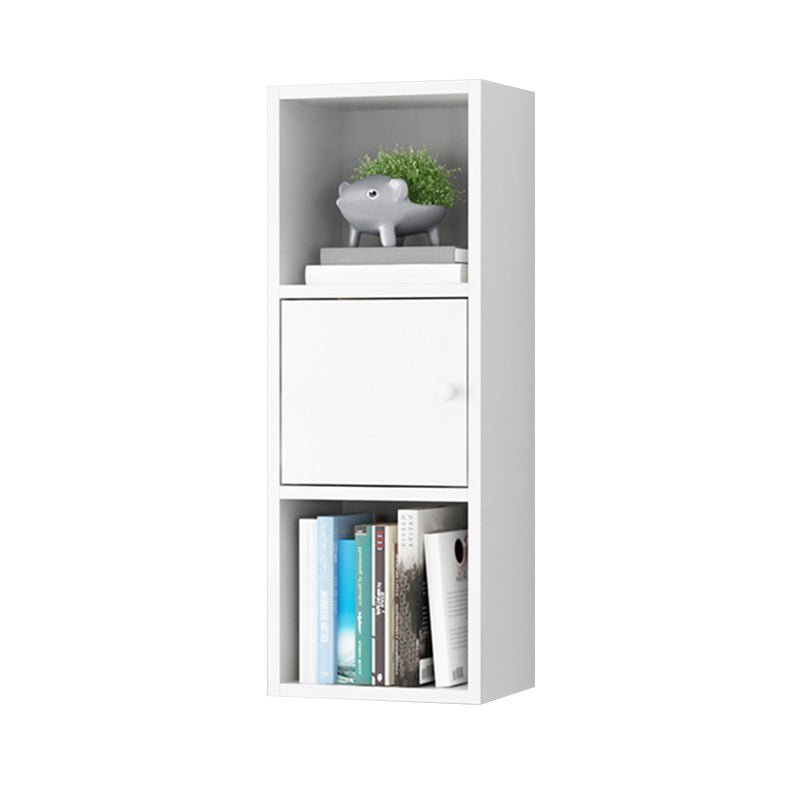 Engineered Wood Scandinavian Bookcase Floating Closed Back Bookshelf