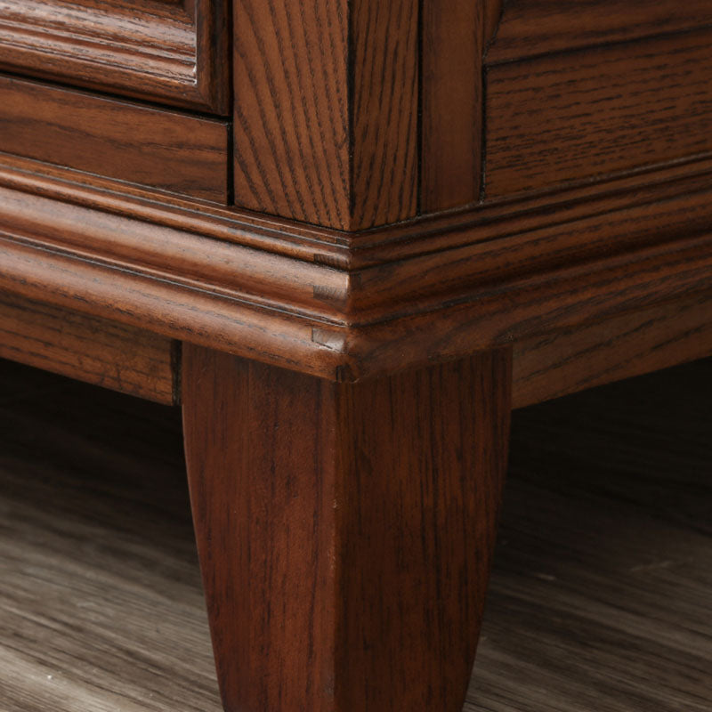 Traditional Dresser Solid Wood Storage Chest Dresser with 9 Drawers