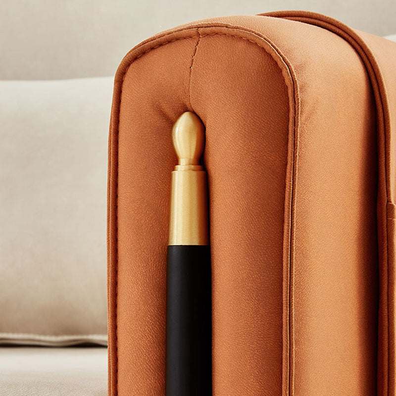 Faux Leather Folding Sleeper Sofa No Distressing Storage Convertible Sofas