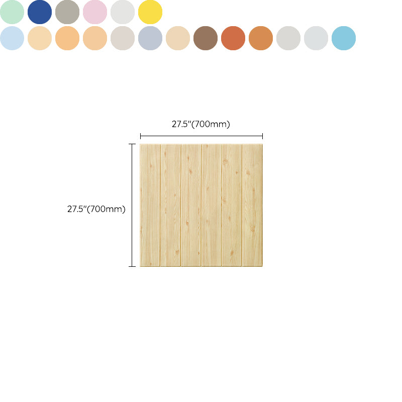 Smooth Backsplash Panels Waterproof Peel and Stick Wall Paneling