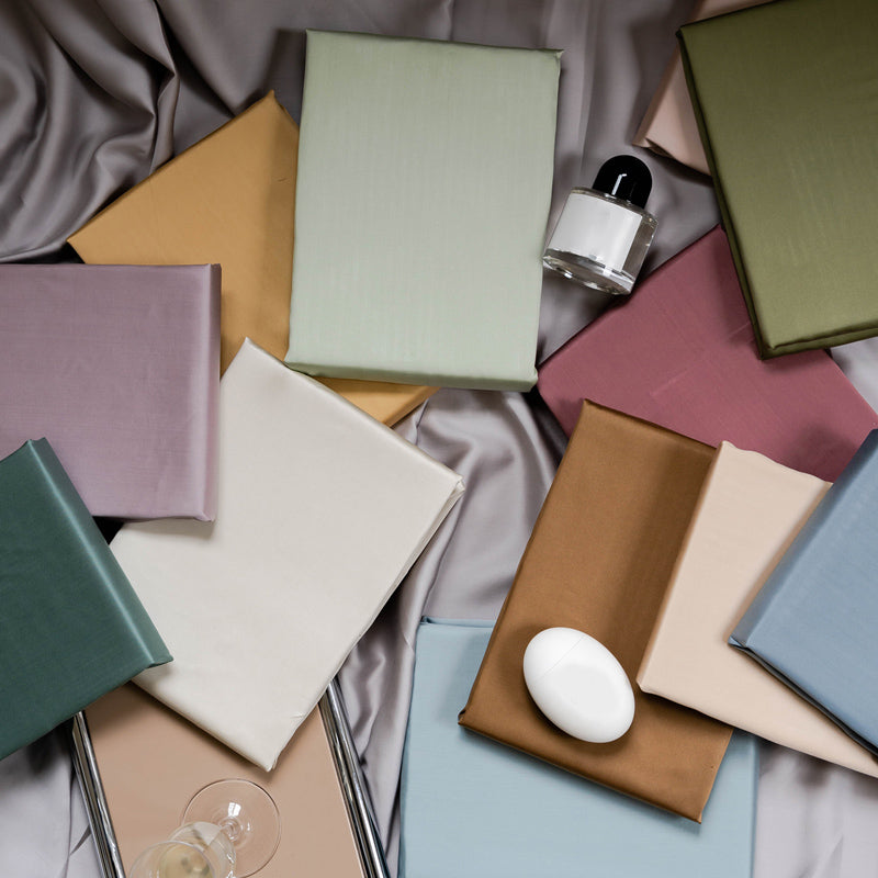 Bed Sheet Solid Color Breathable Non-pilling Skin-friendly Bed Sheet Set