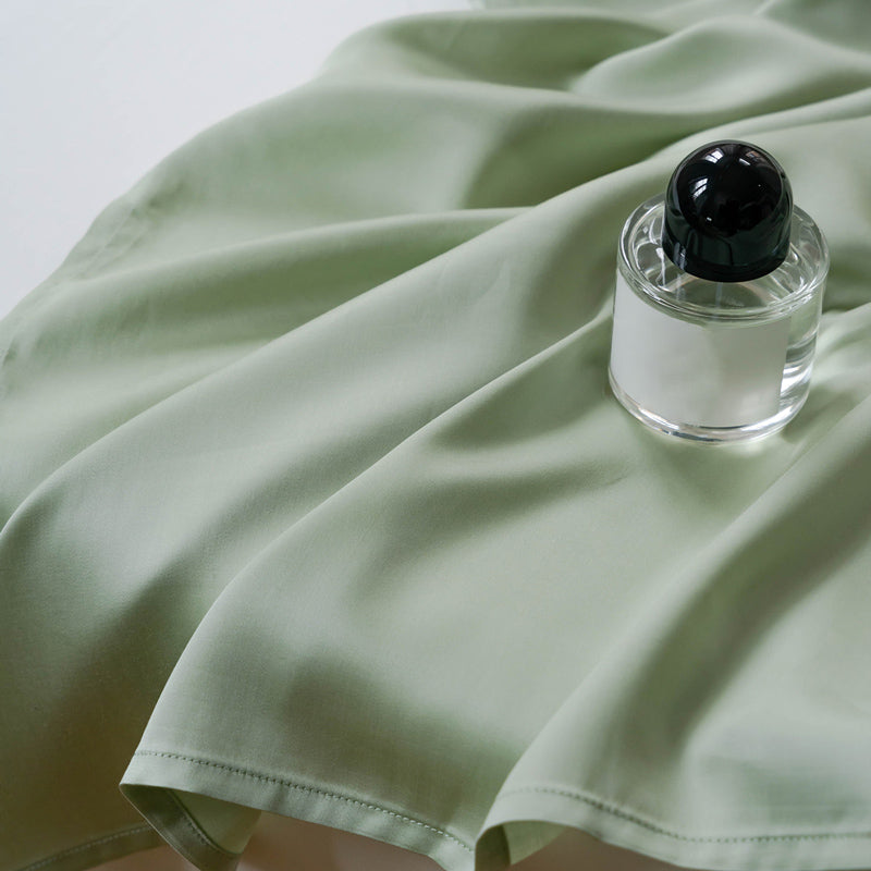 Bed Sheet Solid Color Breathable Non-pilling Skin-friendly Bed Sheet Set