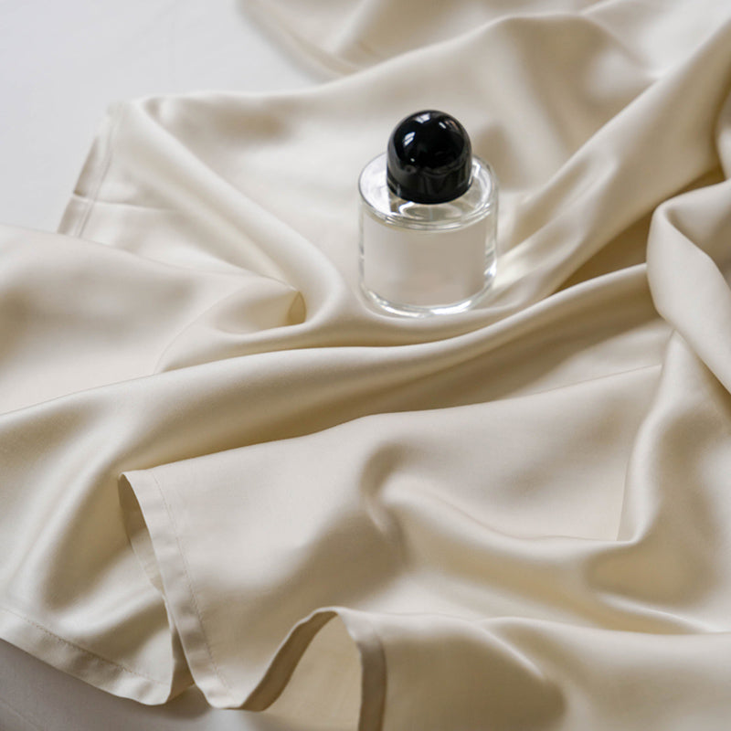 Bed Sheet Solid Color Breathable Non-pilling Skin-friendly Bed Sheet Set