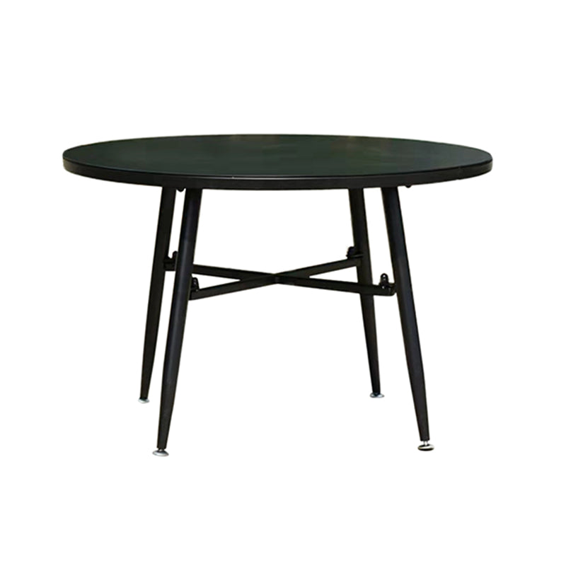 Modern Black Bistro Table Set 1/2/4/5 Pcs Metal Bistro Table and Chairs