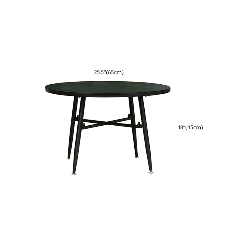 Modern Black Bistro Table Set 1/2/4/5 Pcs Metal Bistro Table and Chairs